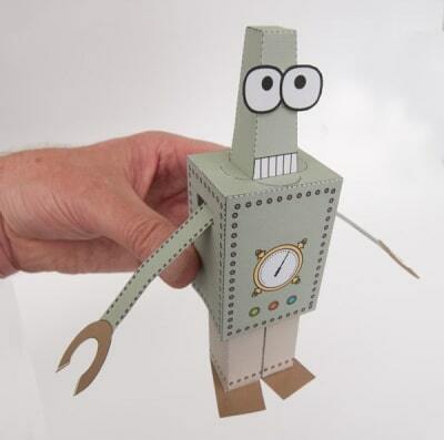 Набор бумаги и картона 6цв 16л A4 Paper Art Kids® «Робот»