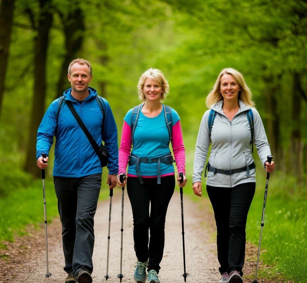 Чем полезна скандинавская ходьба и как проходят очные курсы в «Московском долголетии»