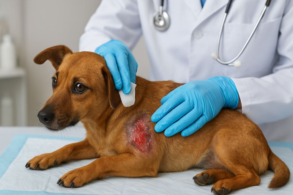 Ожоги у собак