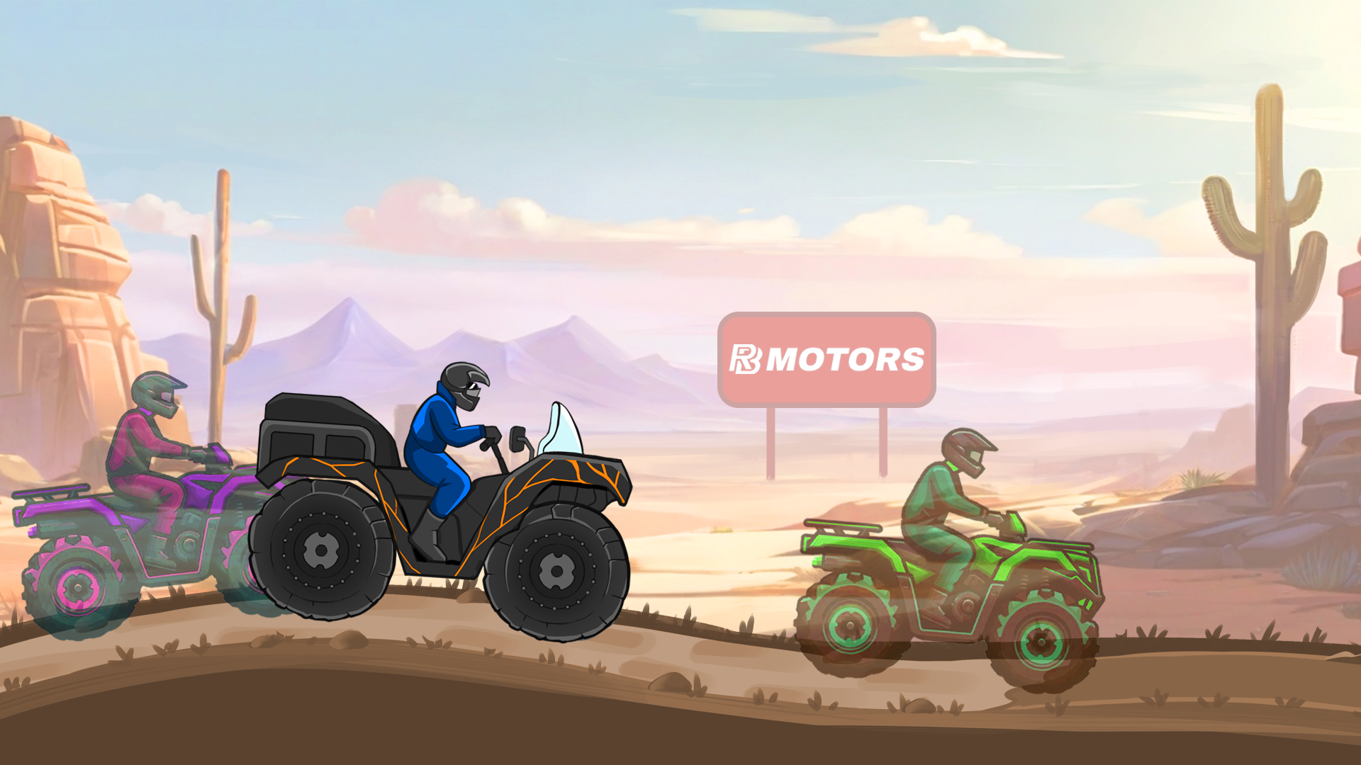 Лидогенератор в формате 2D гонки