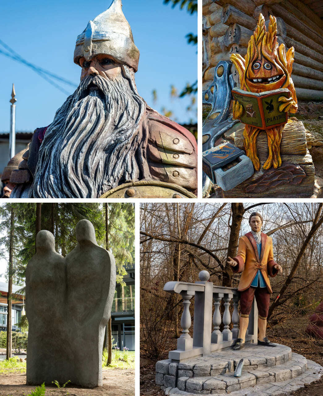 Изготовление скульптур из арт бетона на заказ