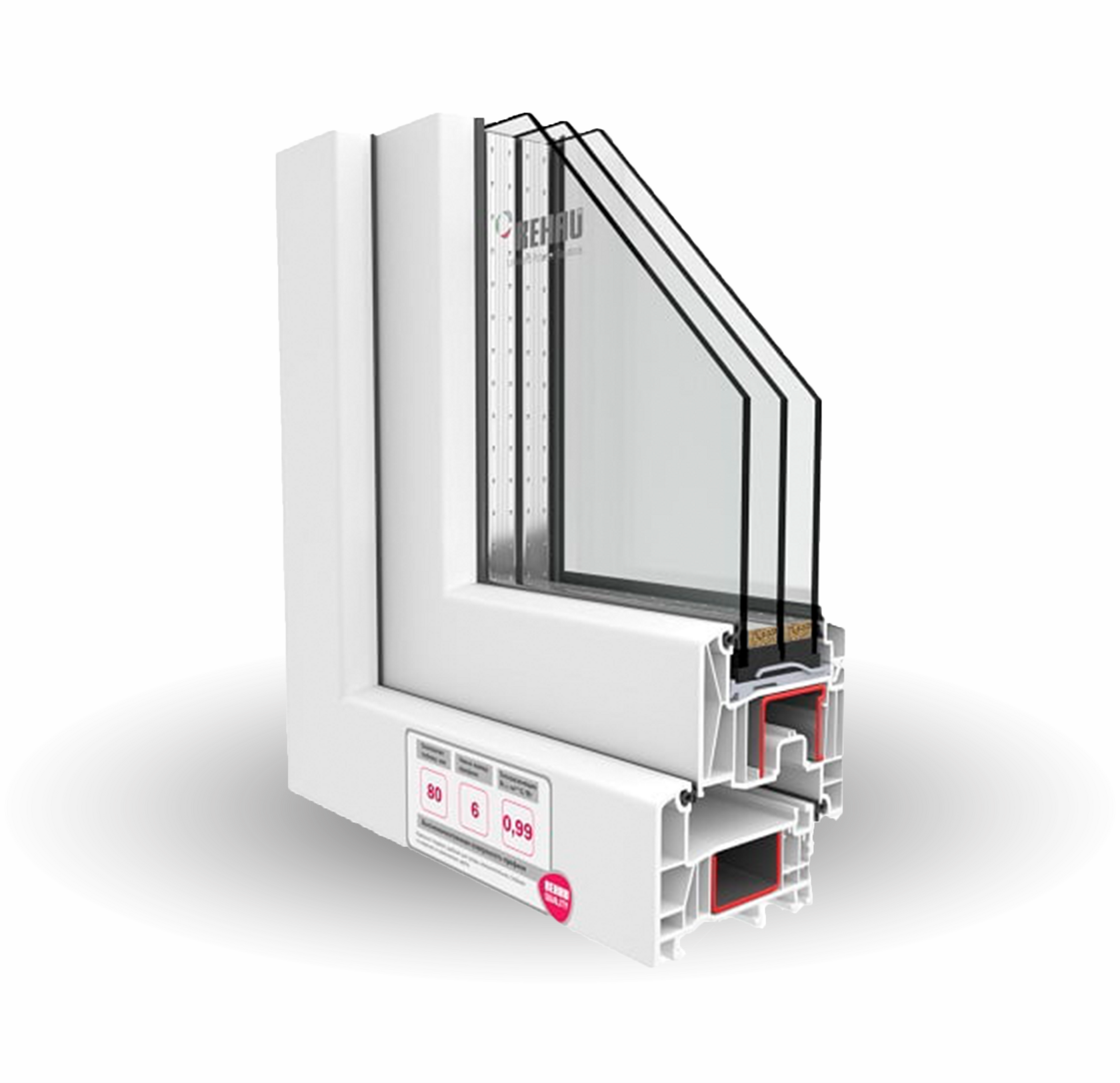Rehau Intelio 80 — ПВХ профиль