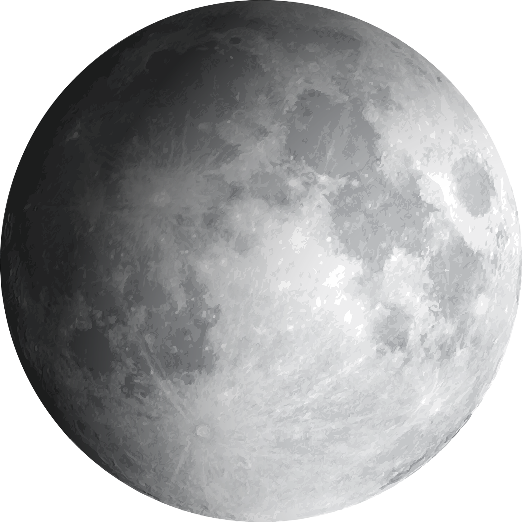 Close-up van de maan