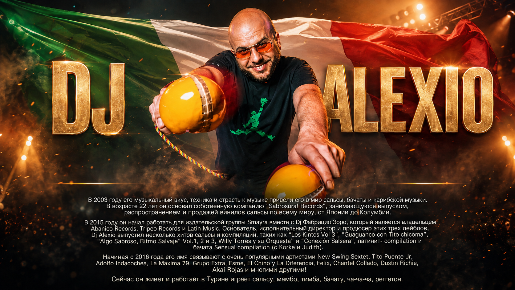 DJ Alexio – Italian salsa, bachata y música caribeña