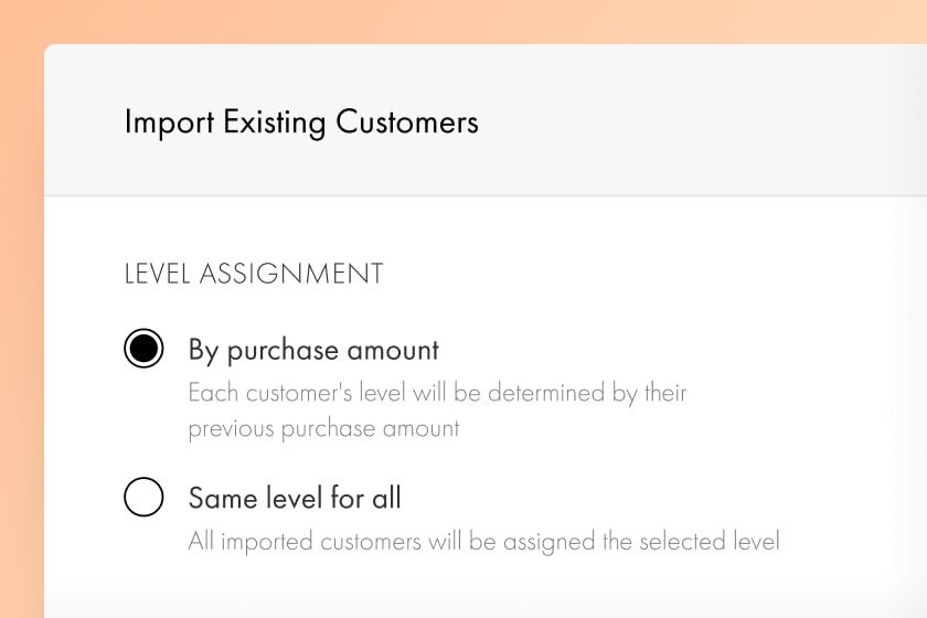 Import Existing Customers