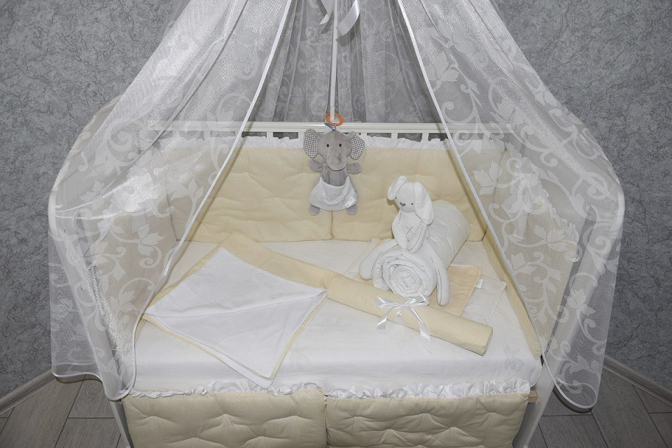 белье в кроватку для новорожденного