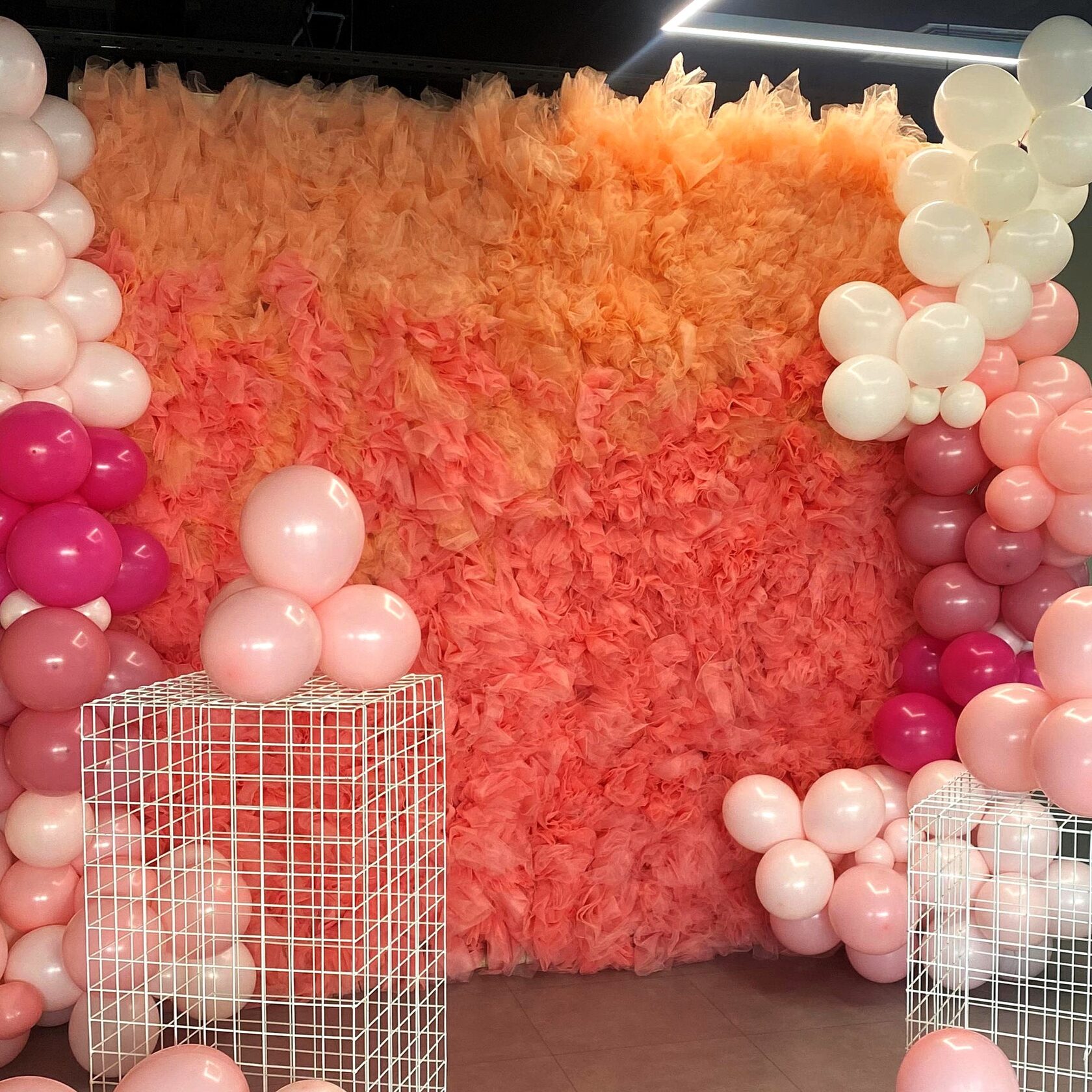 Фотозона из фатина