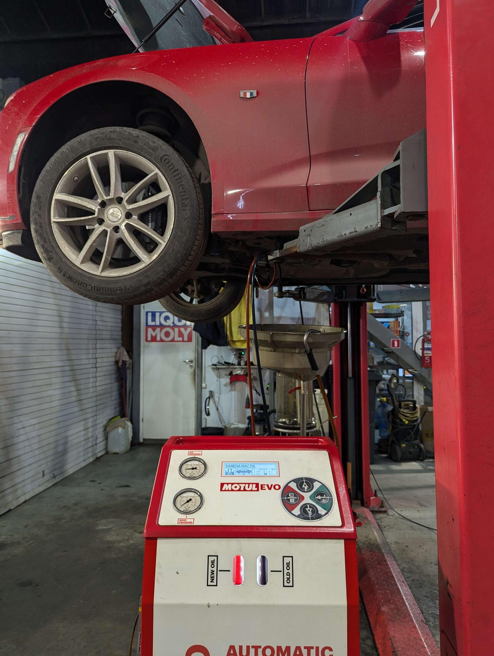 Установка Motul Evo для АКПП GM 8L45