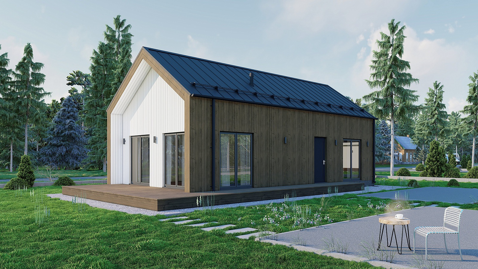 Каркасные дома в Приморско-Ахтарск кровля