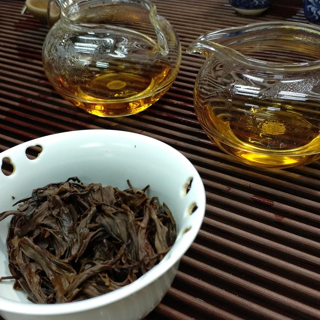 Dry Sun Moon Lake Ruby No. 18 leaves