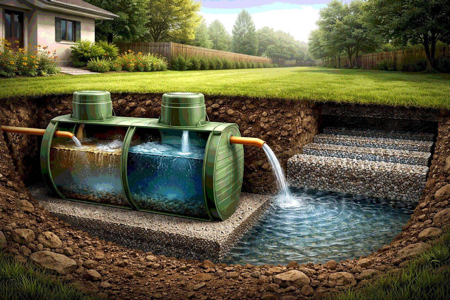 Колодец во дворе