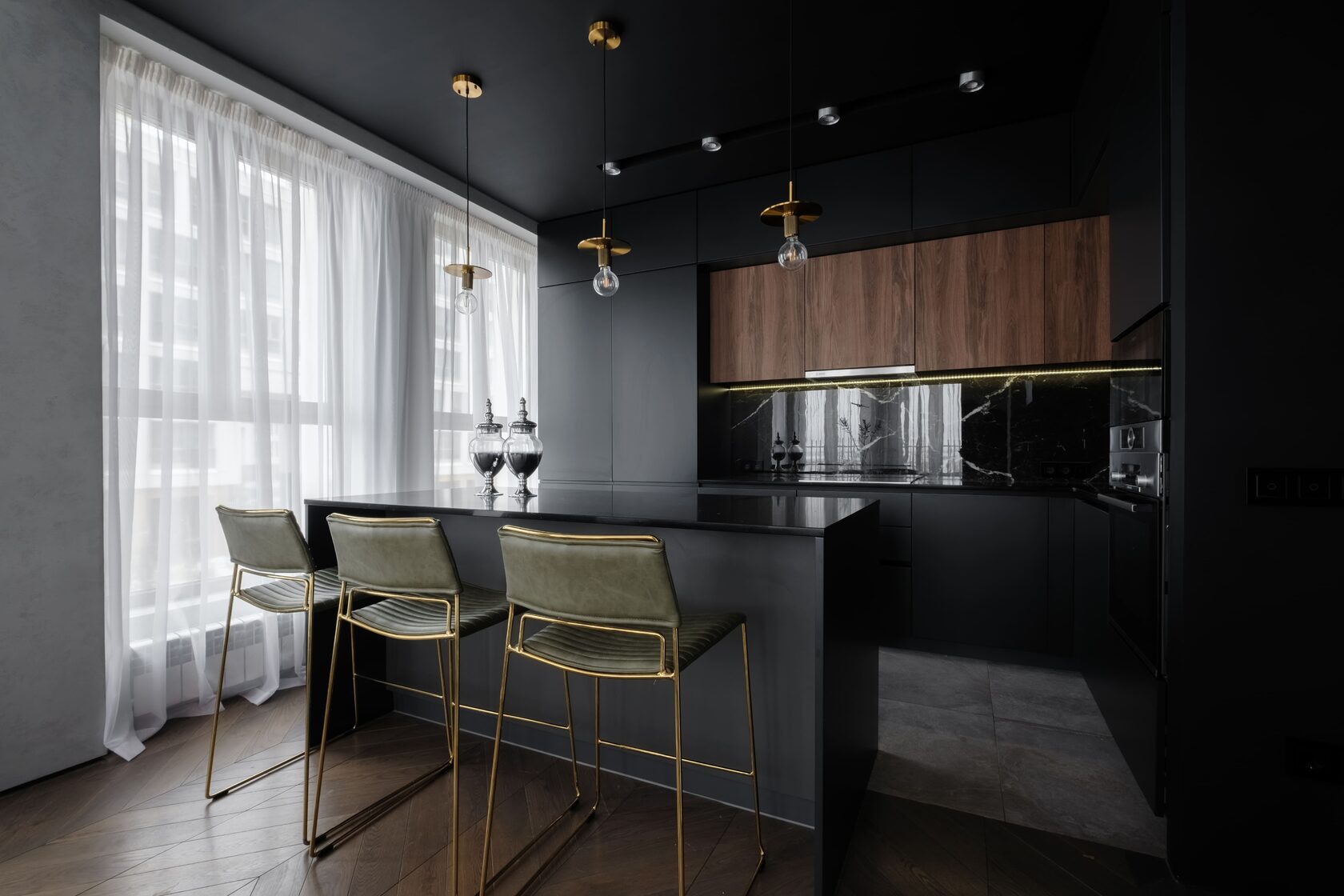 Жилой интерьер в ЖК Golden City 90 м2 | Petrov Design
