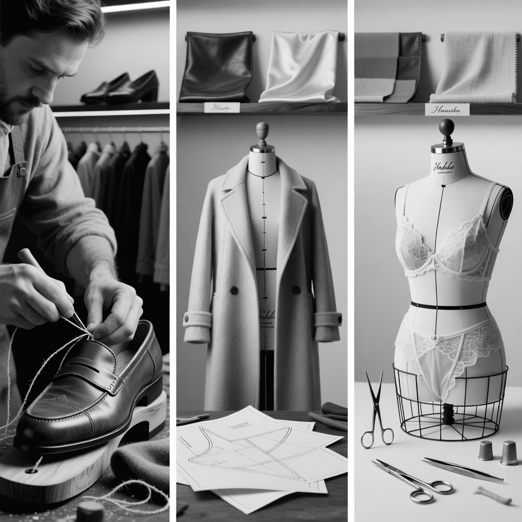 Пошив одежды, обуви и нижнего белья
