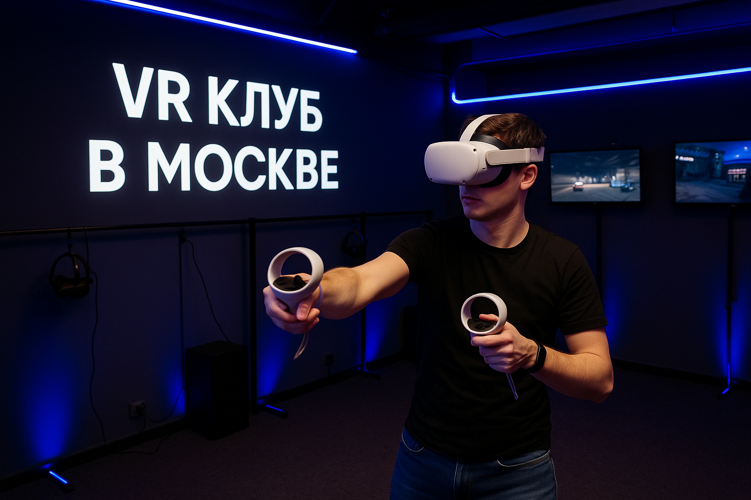 VR клуб в Москве - современное оборудование и игровые зоны виртуальной реальности