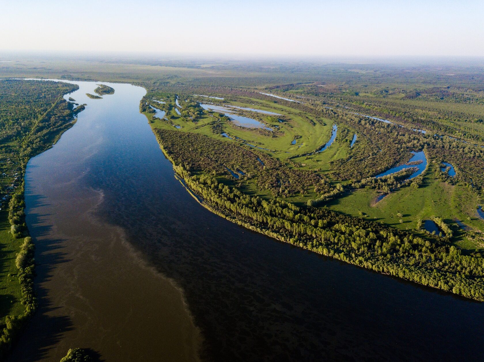 Река Обь Томская область