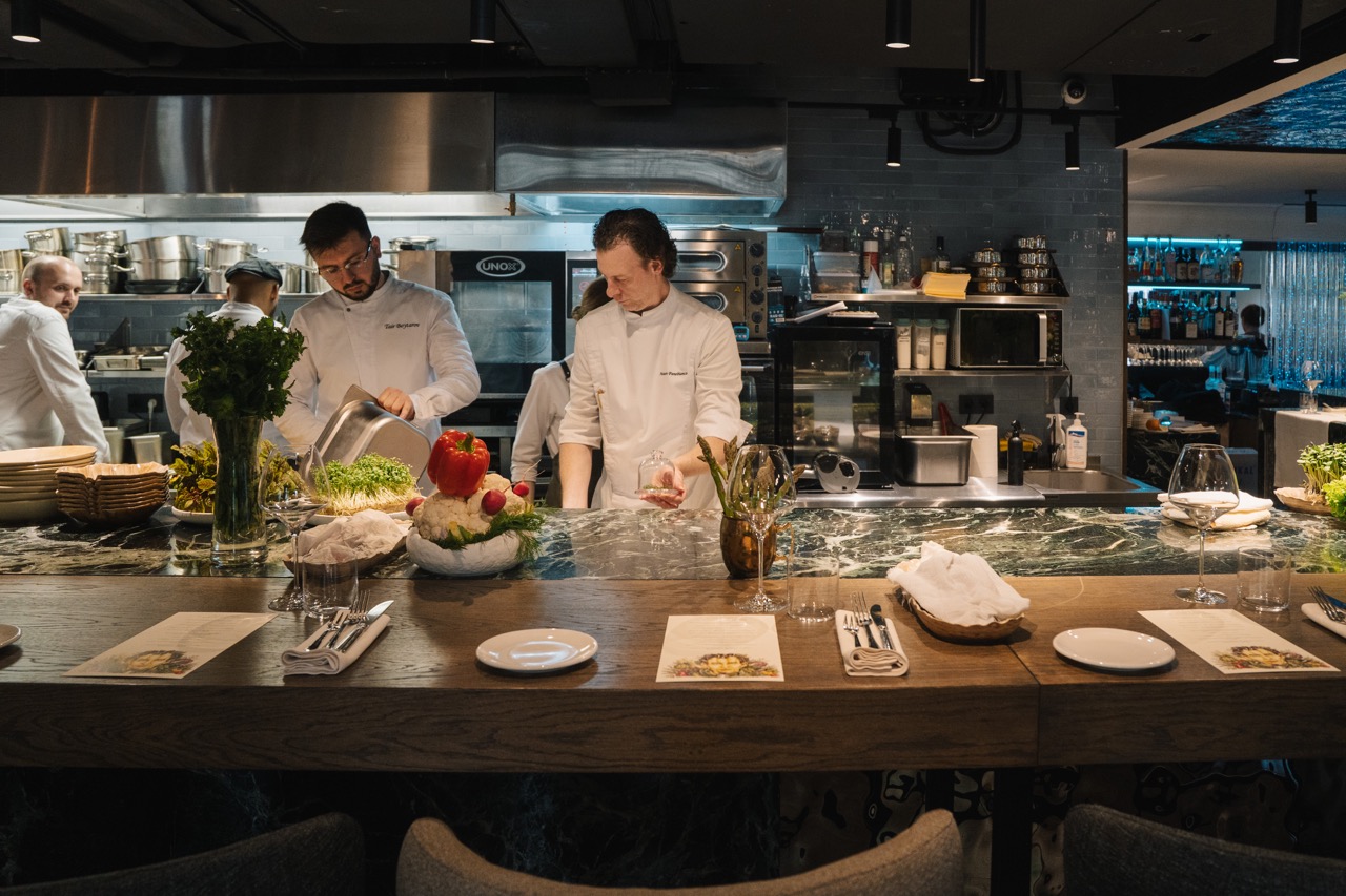 Подача из меню Chef’s table