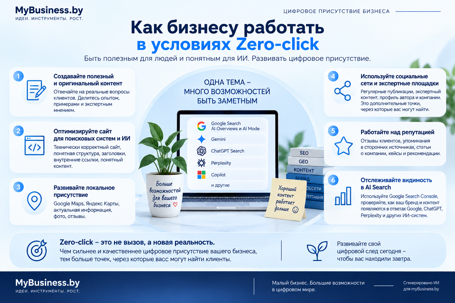 Как бизнесу работать в условиях Zero-click и AI Search