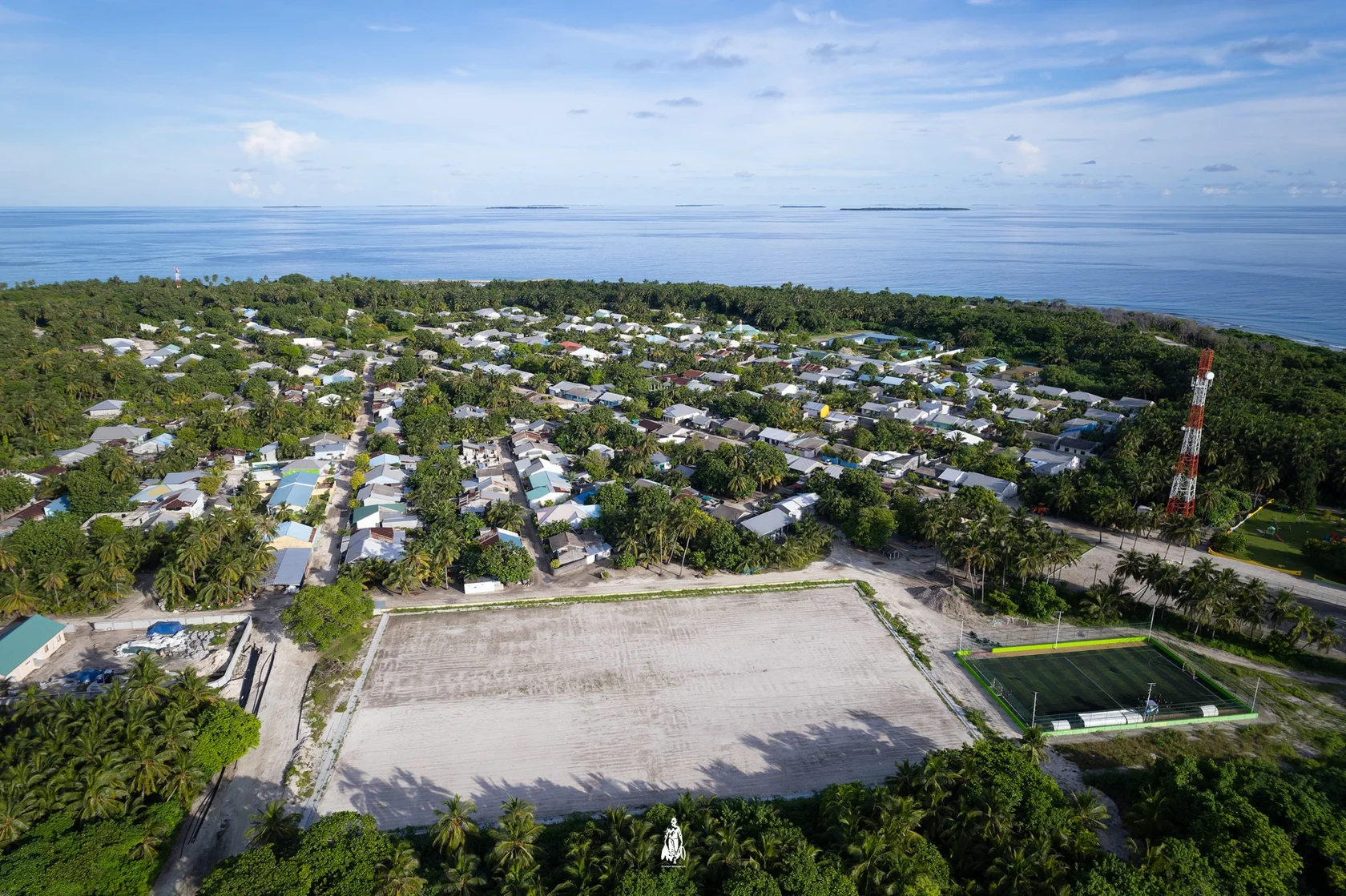 Feydhoo (Фейдху) — остров и вода вокруг, аэрофото