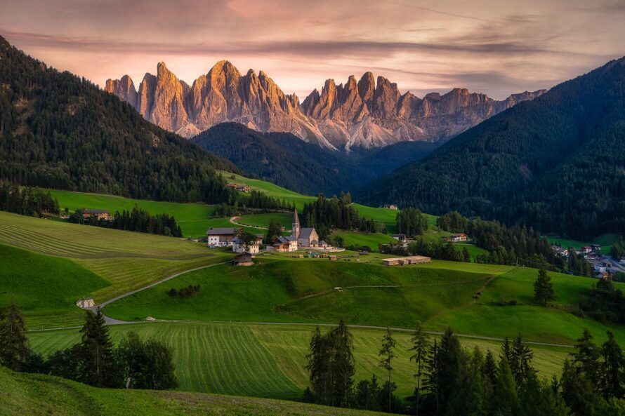 Filming in Alps