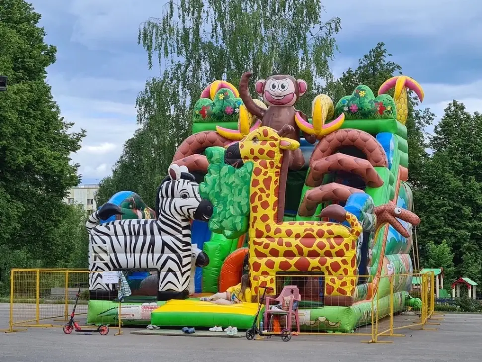 Жираф и зебра - фото 1
