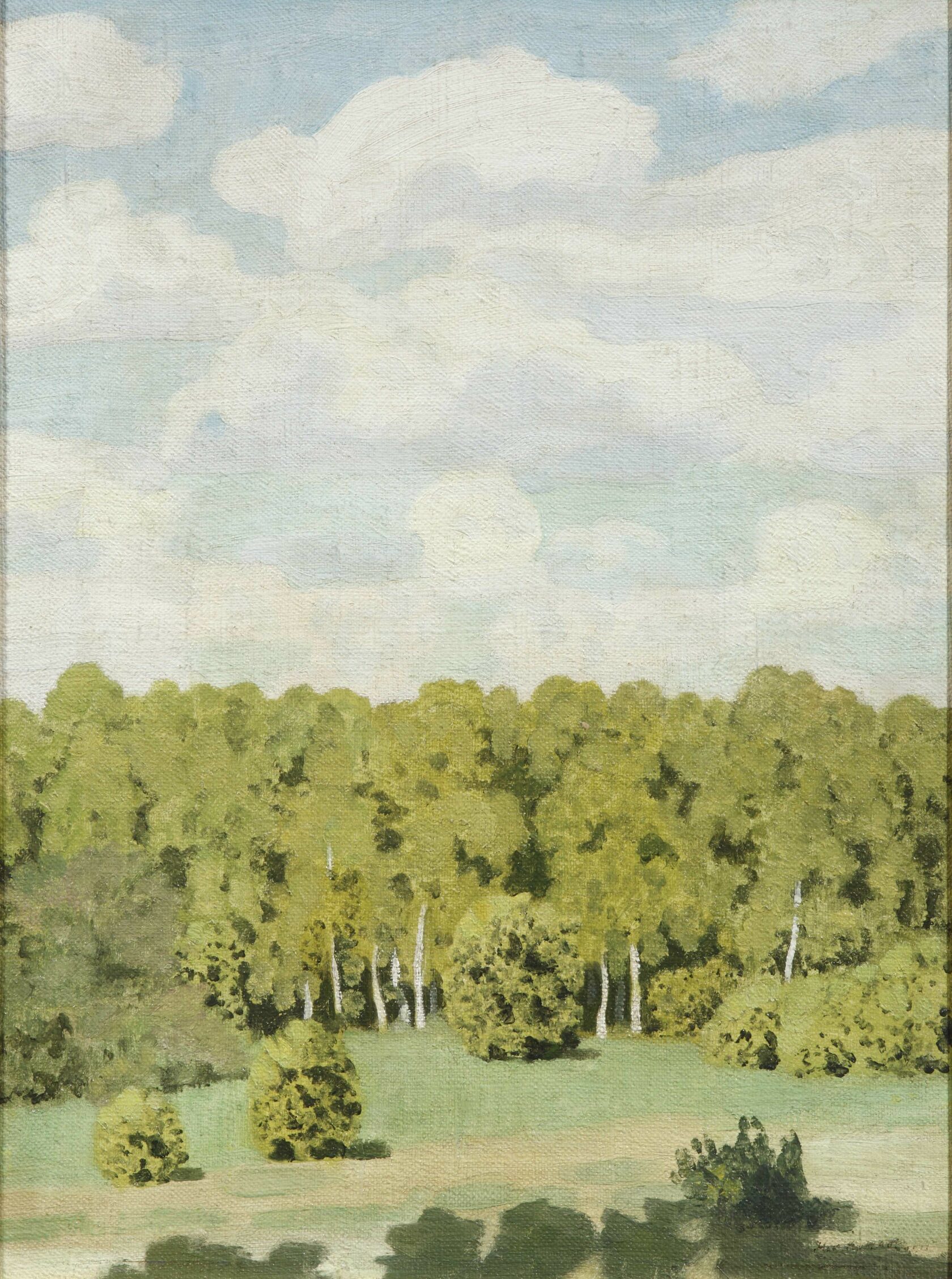 Лесной пейзаж. 1914 