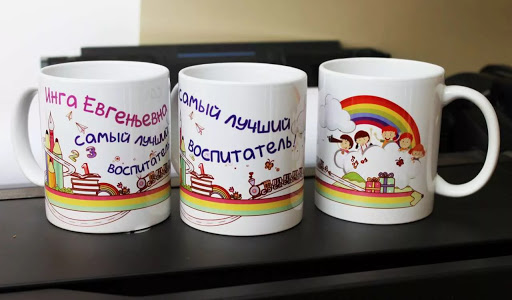Заказать печать на кружках, срочное изготовление на заказ в СПб