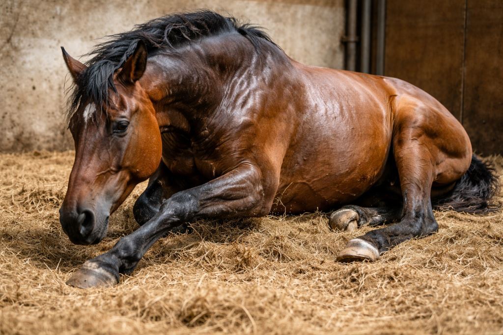 Колики у лошадей