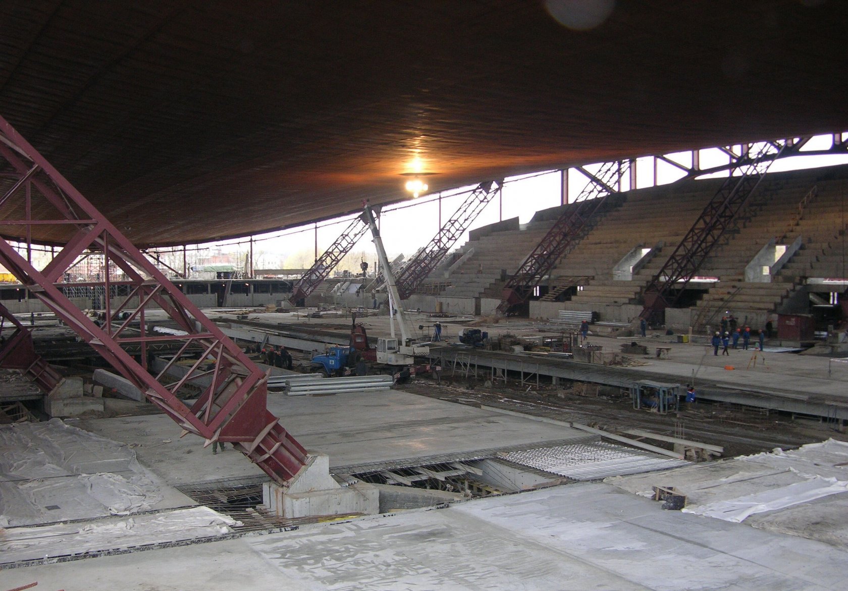 Фотография: Как Мосэлектротягстрой строил крупнейший конькобежный центр в Коломне №8 - BigPicture.ru