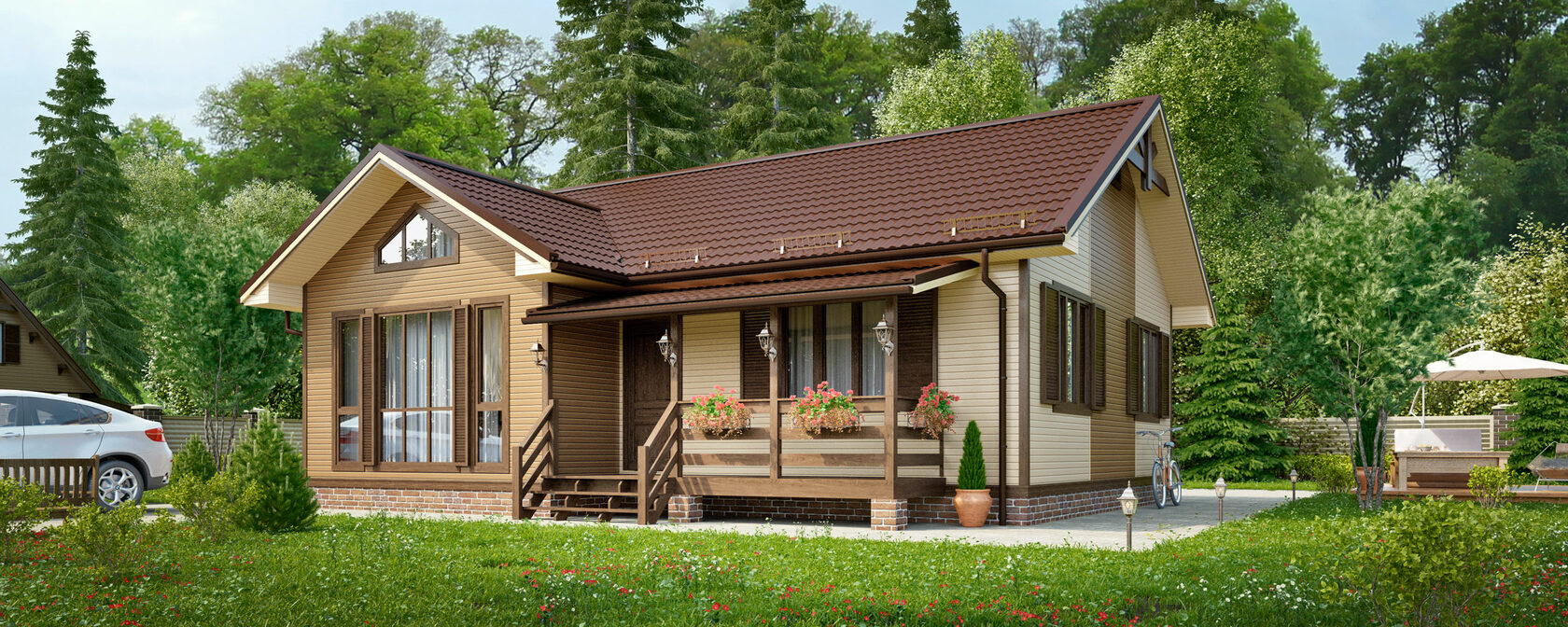 Дом из бруса № 40 Терем-Мастер