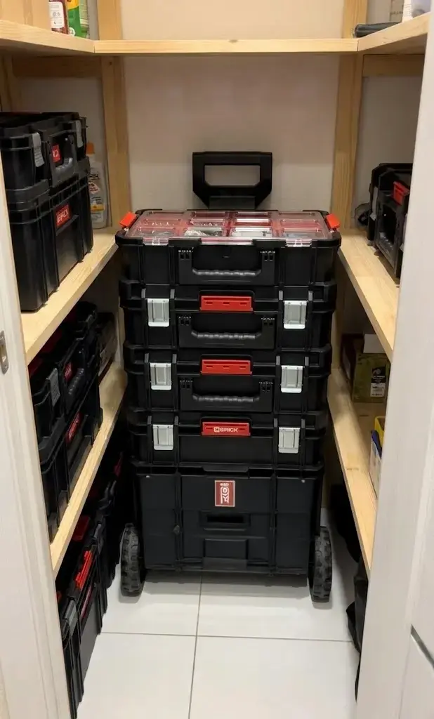 Модульные ящики Qbrick System в квартире