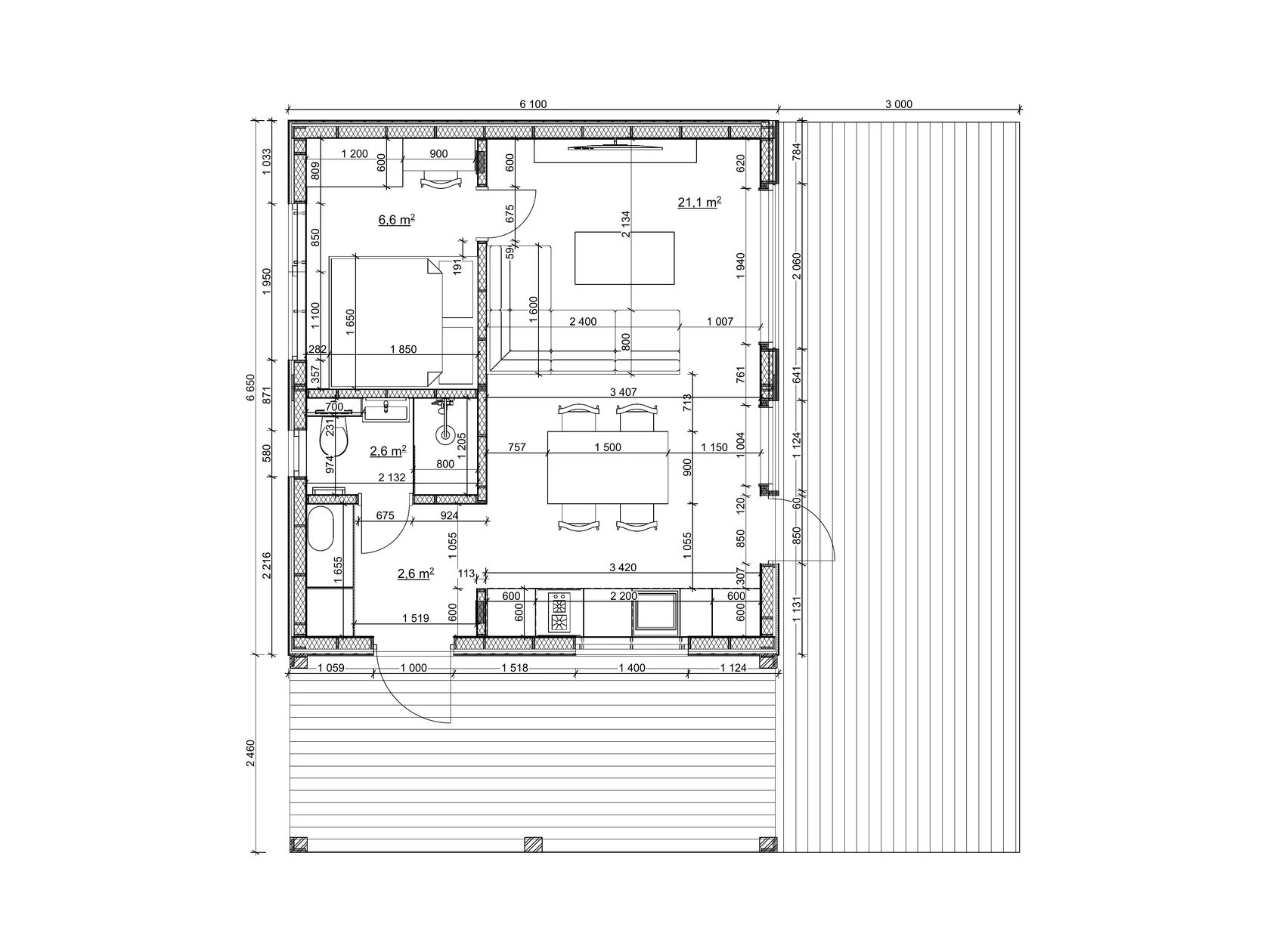 TETFLAT 043 — планировка