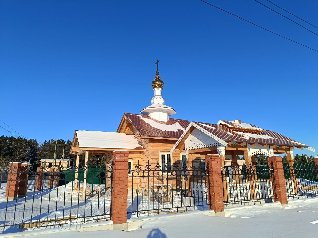 Завершена отделка звонницы храма подворья Сретенского женского монастыря