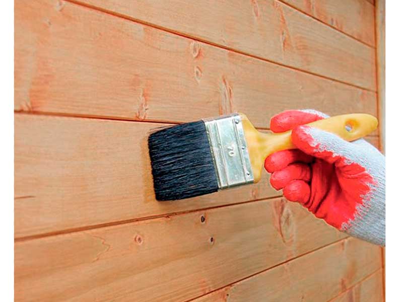 краска для покрытия деревянного дома