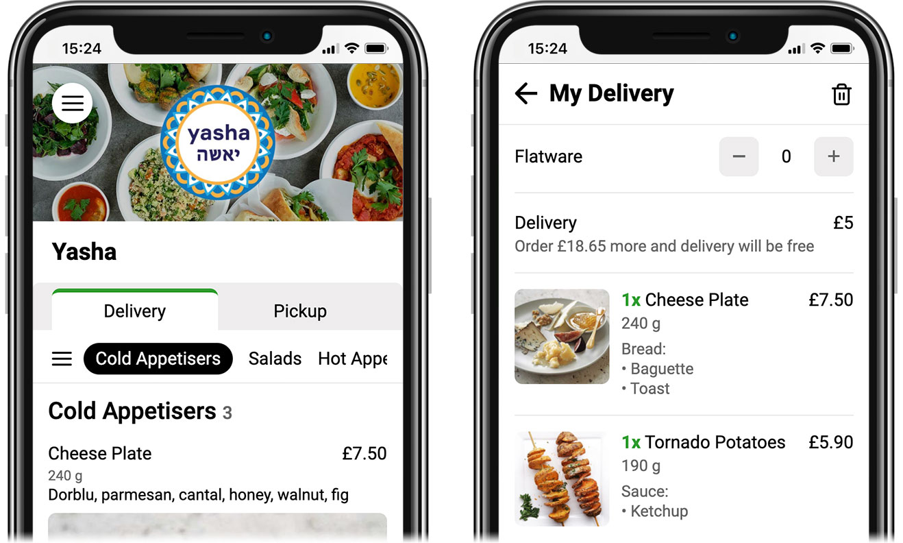 Create Mobile Food Ordering site Foodba