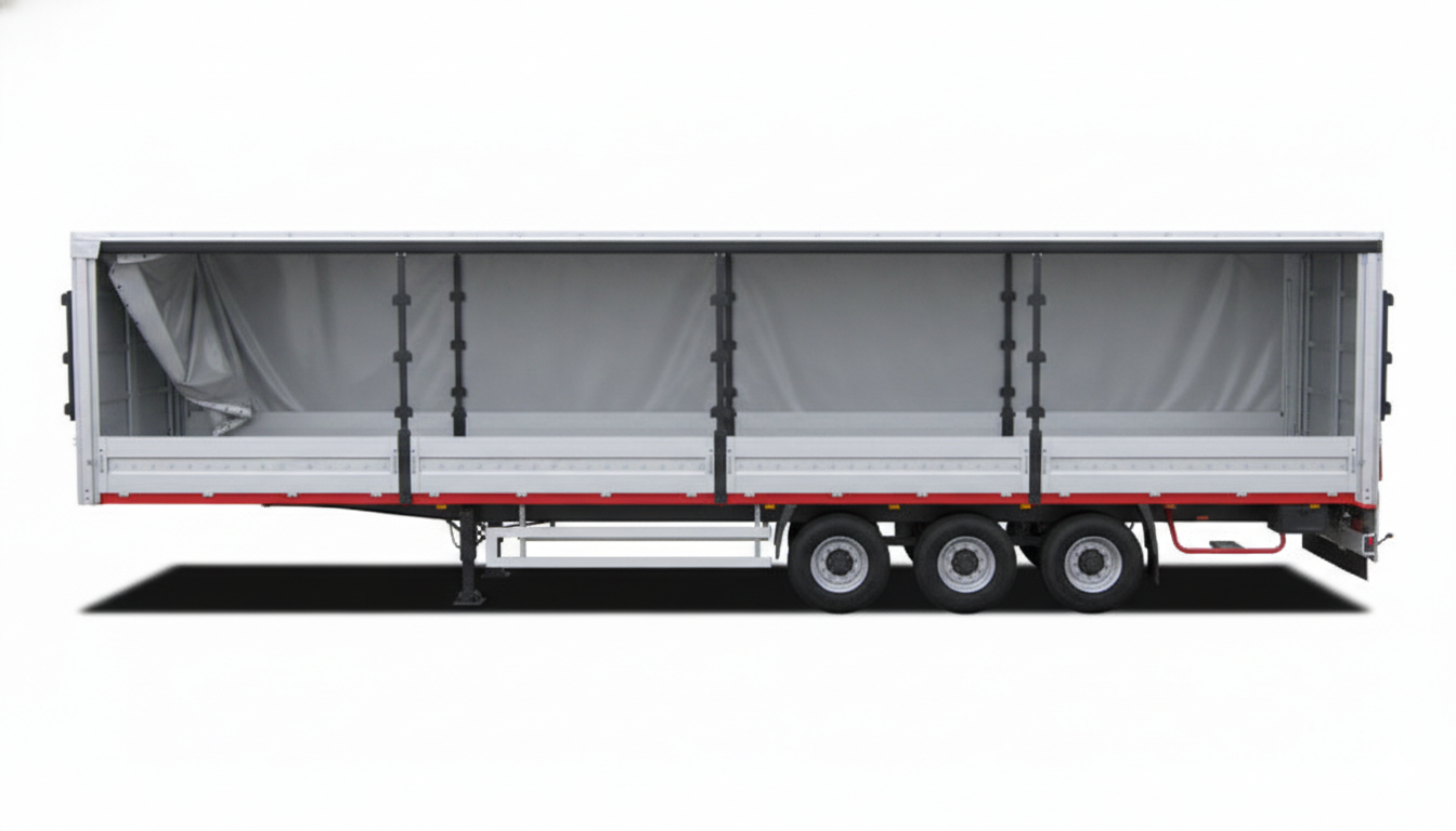 Тентовый полуприцеп