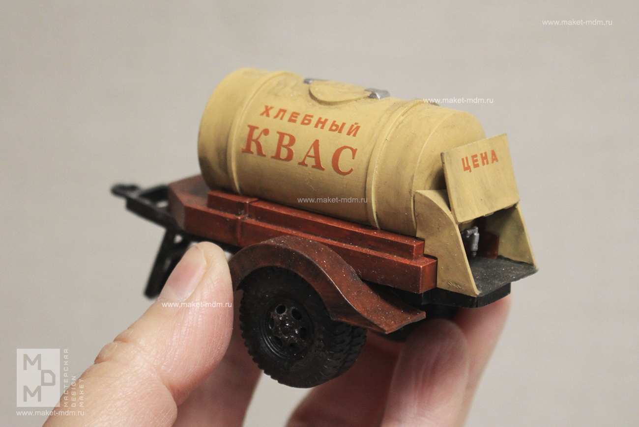 бочка с квасом для макета