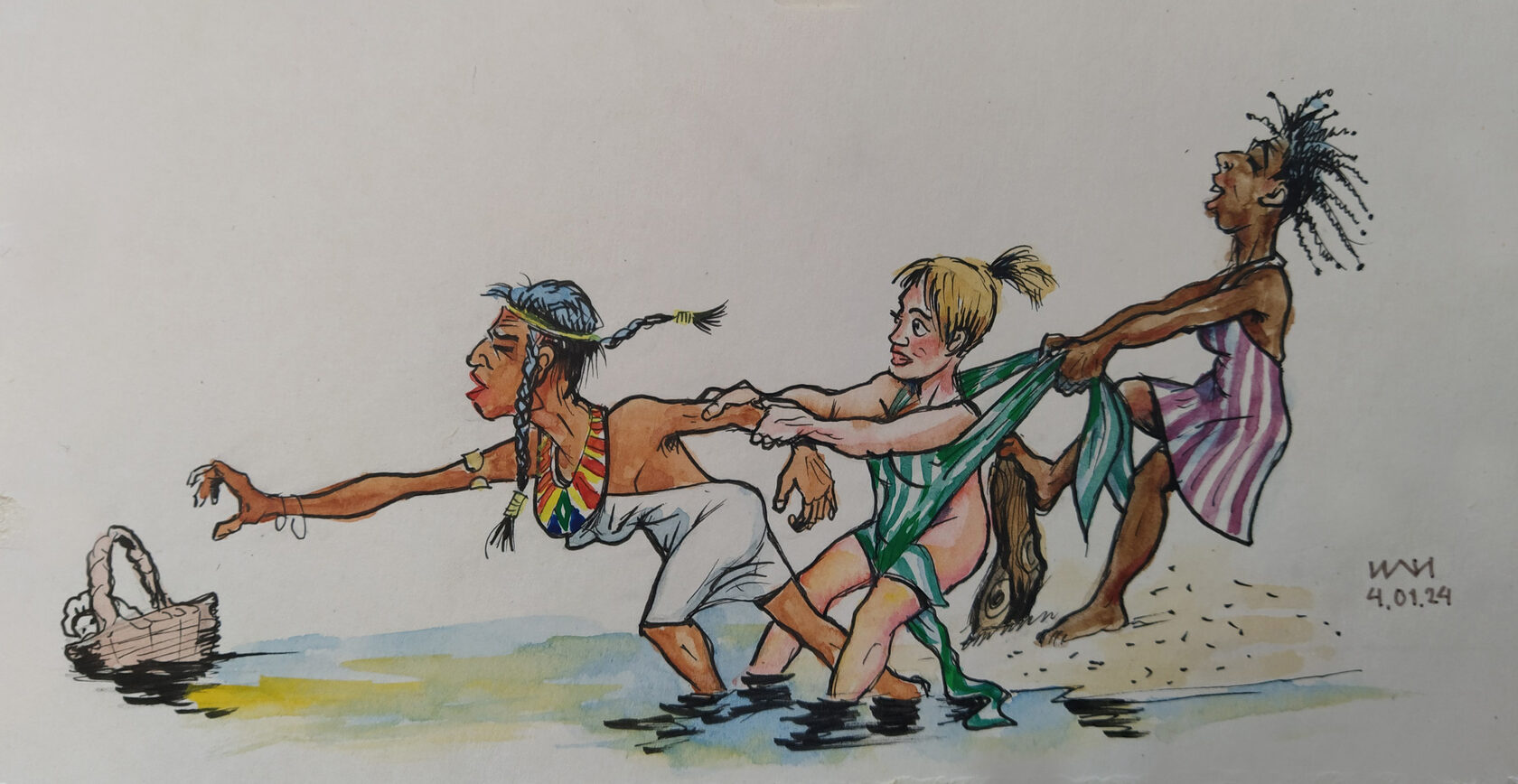 Недельная глава Шмот - рисунок художника Йосифа Лихтарева