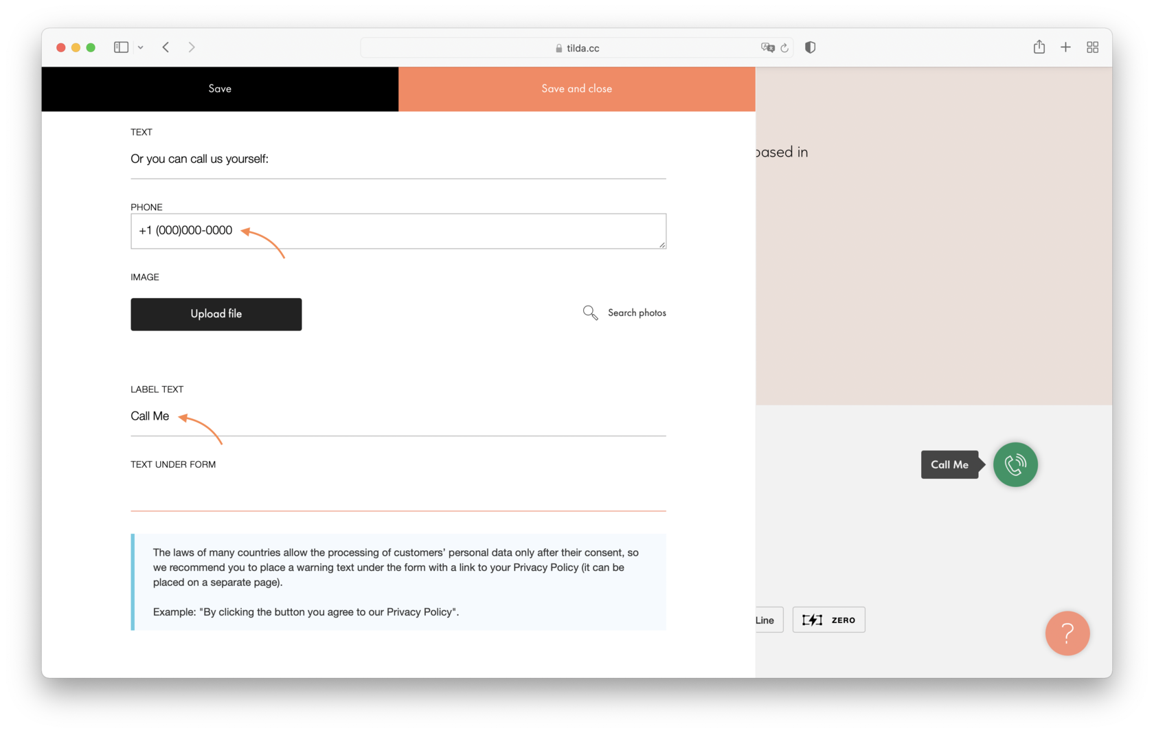 Feedback Widgets │ Tilda Help Center
