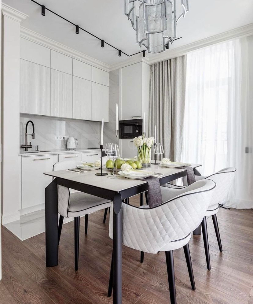 прямая кухня 10м2