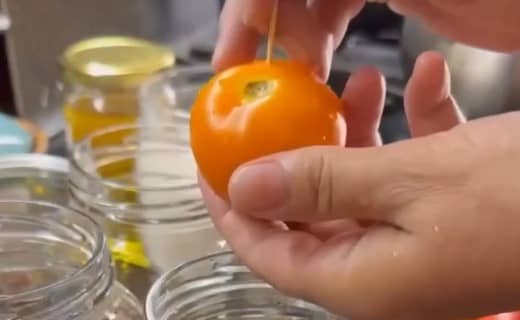 Приготовление маринованных помидоров с медом на зиму: шаг 1
