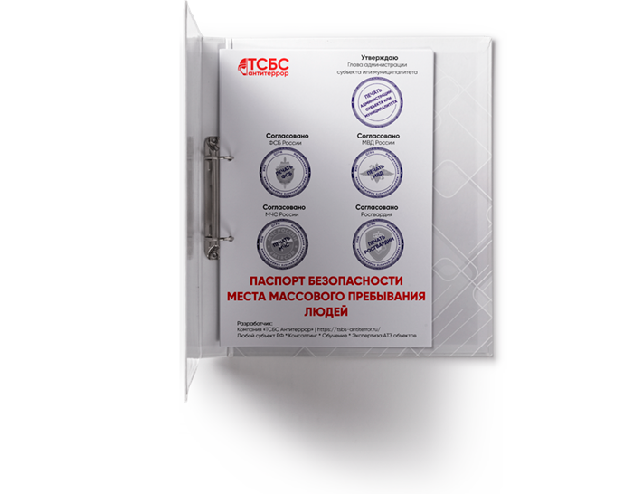 Антитеррористический паспорт безопасности МЕСТА МАССОВОГО ПРЕБЫВАНИЯ ...