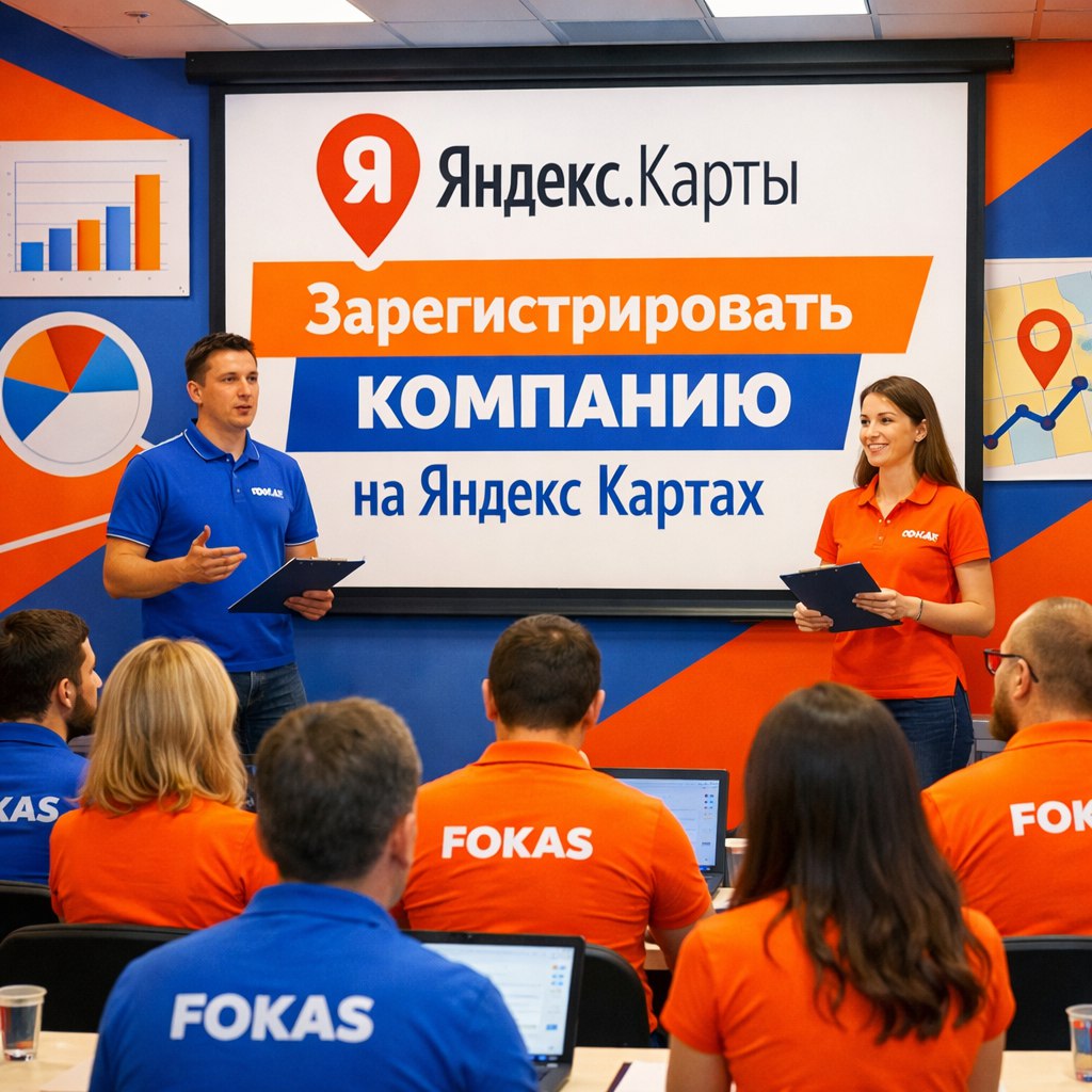 Обучение по работе с Яндекс.Картами в Новосибирске, digital-агентство FOKAS