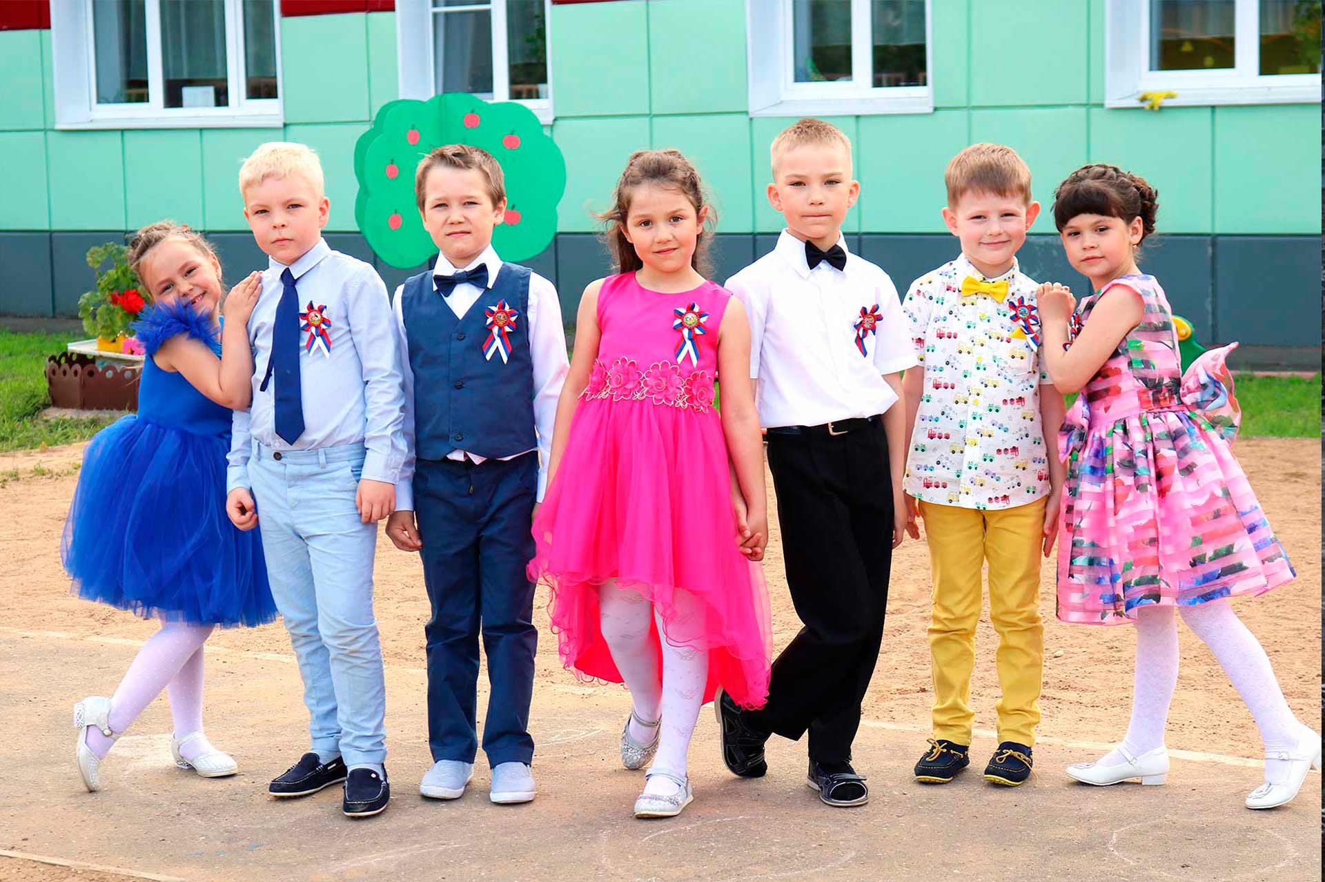 Фото детей на выпускном в детском саду
