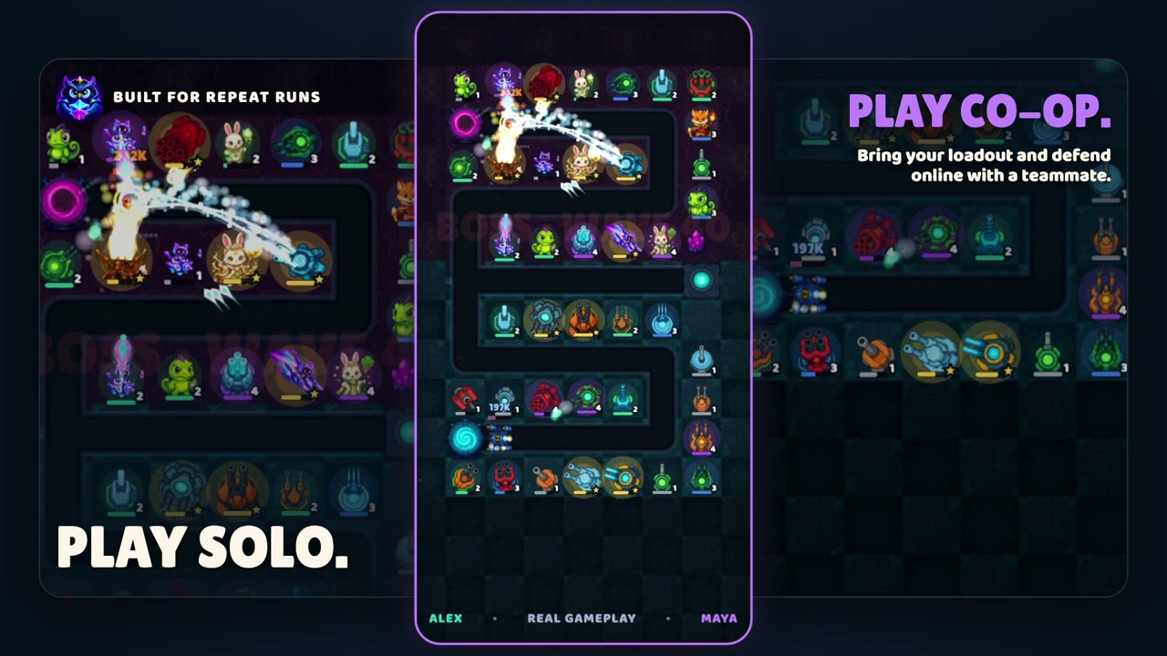Starvoxel: Defender кооперативная tower defense на двоих на телефон