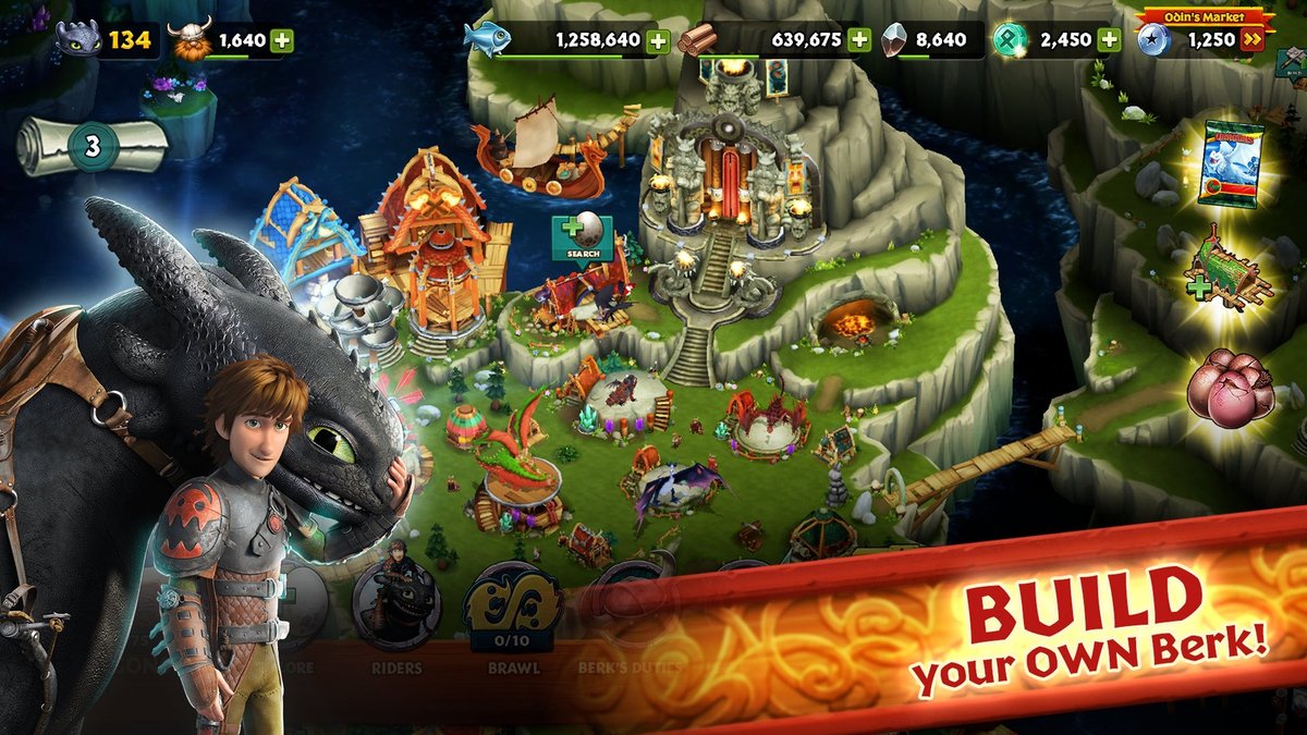 Превью игры Dragons: Rise of Berk