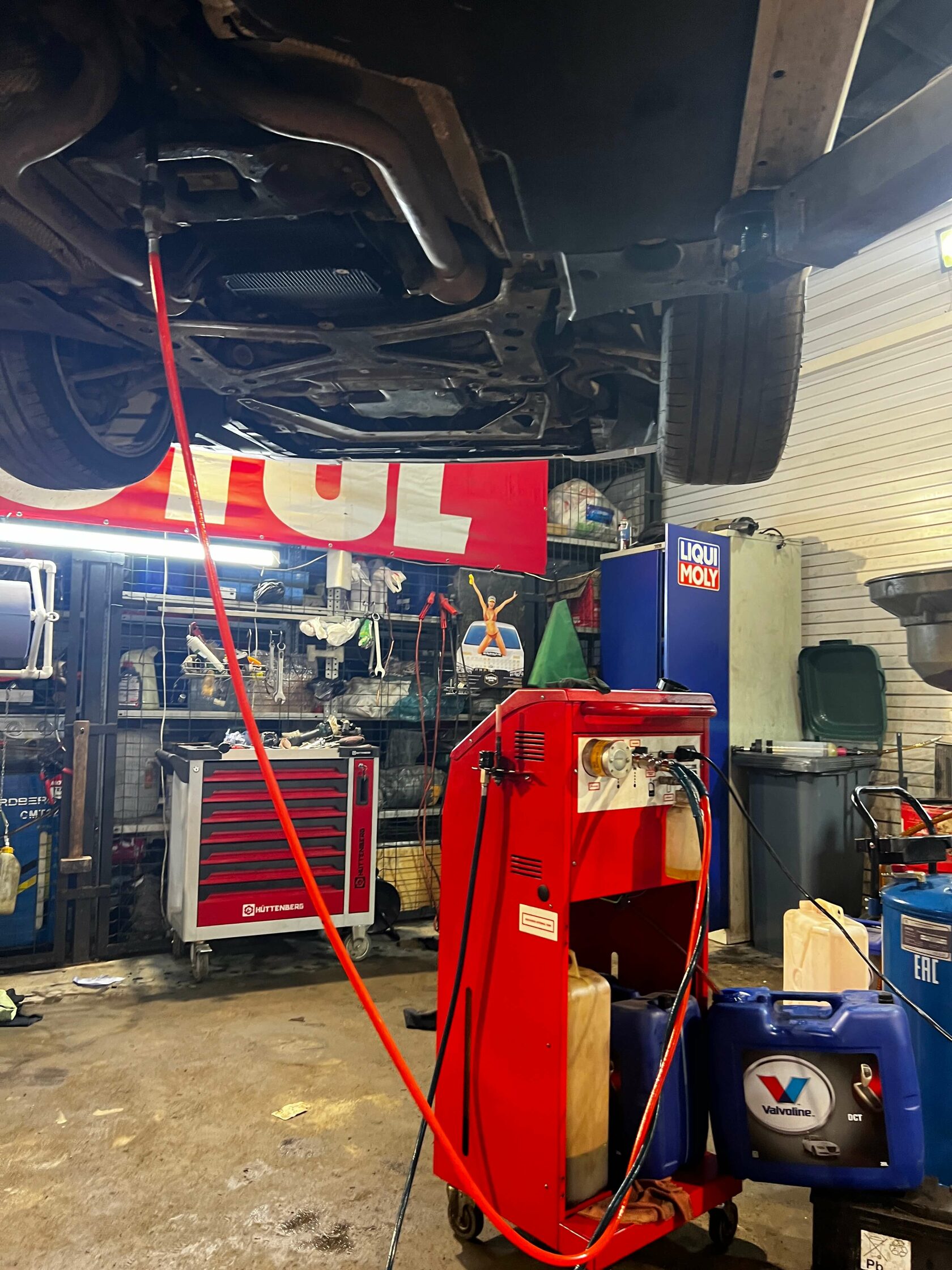 Заправка маслом Valvoline DCTF