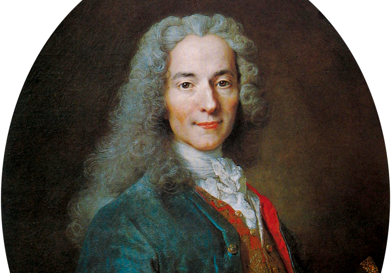 Портрет Вольтера работы Николя де Ларжильера — известного философа эпохи Просвещения.