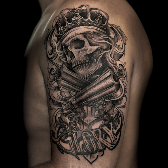 Мастер художественной татуировки Алексей Мельников