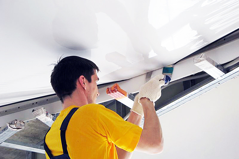 Монтаж потолка 10