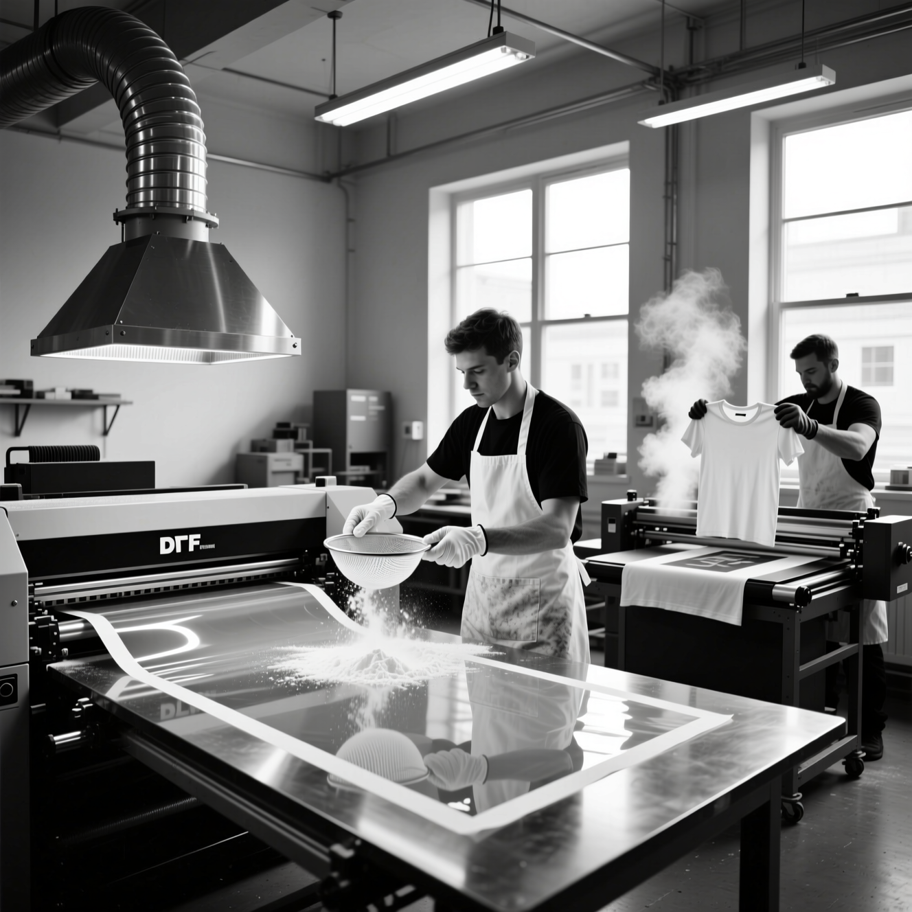 Процесс DTF (ДТФ) печати